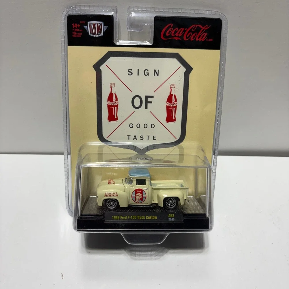 M2 Machines Coca-Cola 1956 Ford F-100 Truck Custom Die-Cast 1:64 Scale 52500